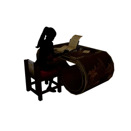 Wanderlust Niu Calligraphy Desk