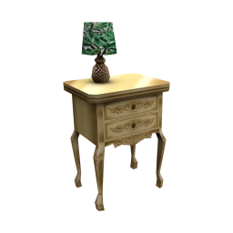 Mobba-Ton Tropicana Bedside Table - Palm