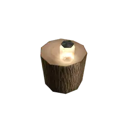 Wanderlust Camping Companion Log Table Light