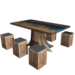 Wanderlust Whirlpool Marjarya Dining Table