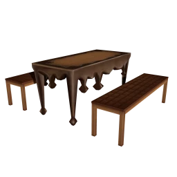 Wanderlust Chocolate Bar Dining Table