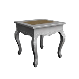 Chic White Accent Table