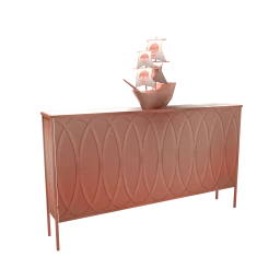 Rose Hues Idyllic Console Table