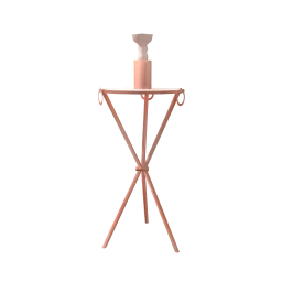 Rose Hues Fresco Side Table