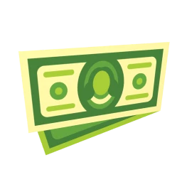 Dollar Sticker