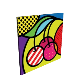 Cherry Pop Art Painting