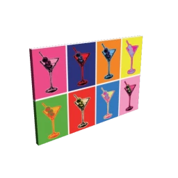 Dinner Party Pop Art Wall Hanging