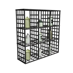 Wired Squared Shelving - Metal