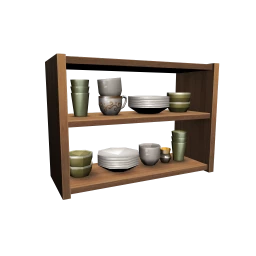 Vintage Old Wooden Shelf