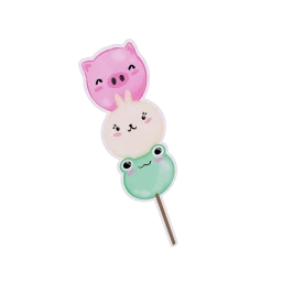 Cute Mochi Wall Sticker