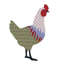 Deco Hen Wall Art