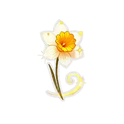 Cosmos Ivory Lilly Sticker