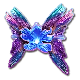 Cosmos Haunted House Fairy Sticker