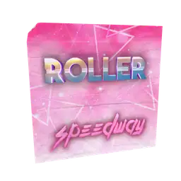 Cosmos Roller Disco Party Poster