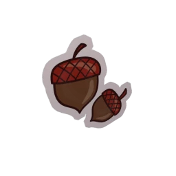 Mighty Acorn Sticker