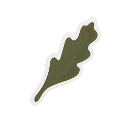 Oak Leaf Sticker