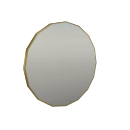 Oversized Frame Mirror - Soft Gold