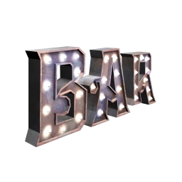 Eclectic Bar Wall Letters