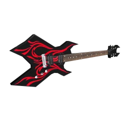 J.X. Master Fire Elemental Wall-Hanging Guitar
