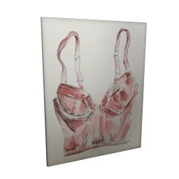 Dream House Pink Bustier Wall Art