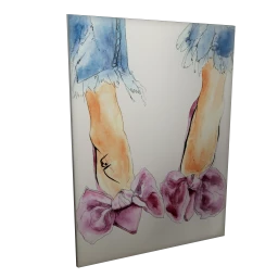 Dream House Bow Heels Wall Art