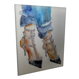 Dream House Diamond Heels Wall Art