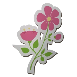 Pink Daisy Sticker