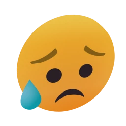 Emoji Sticker - Worried