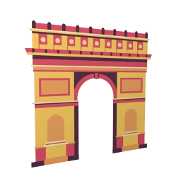 Arc De Triomphe Wall Sticker
