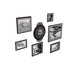 Eclectic Taste Wall Art Display