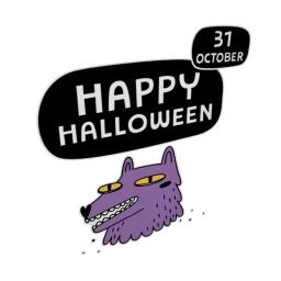 Happy Halloween Sticker