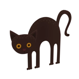 Cosmos Lucky Kitty Sticker