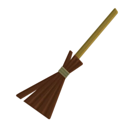 Cosmos Flying Broom Sticker