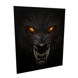 Ghostface Werewolf Wall Art