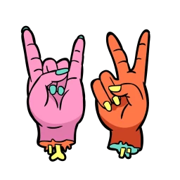 Severed Hands Sticker