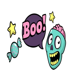 Boo! Sticker