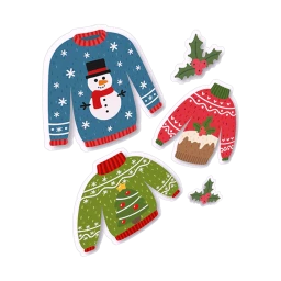 Festive Sweaters Wall Sticker