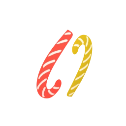 Candy Canes Sticker