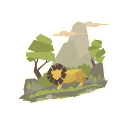 Kenyan Nature Sticker