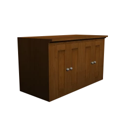 Oak Kitchen Double Wall Cupboard
