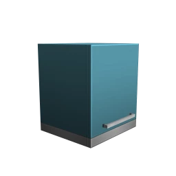 Sleek Kitchen Single Wall Cupboard - Blue