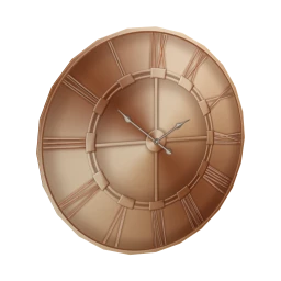 Loft Amber Elements Wall Clock