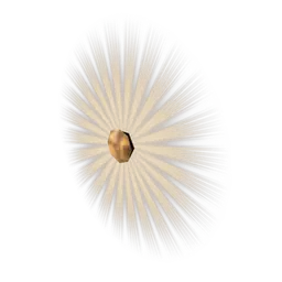 Loft Brutalist Sun Rays Wall Light