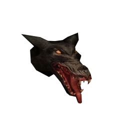 Full Moon Greyback Mounted Head