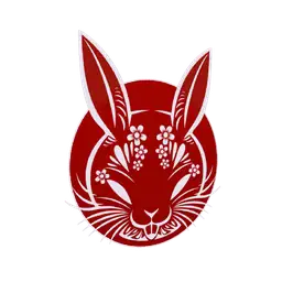 Wanderlust Lunar New Year Rabbit Sticker