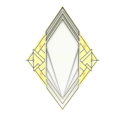 Luxe Geometrical Wonder Wall Mirror