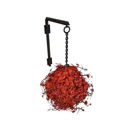 Luxe Burning Bush Hanging Hedge