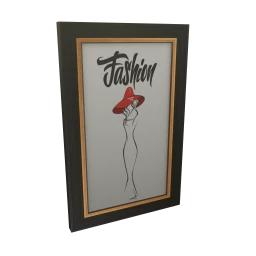 Mayfair Framed Painting - Fashion Figure
