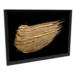 Opulence Golden Strokes Wall Art