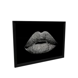 Paragon Platinum Lips Wall Art